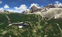 FSC scenario Dolomiti 3D X-Plane vista esterna 3
